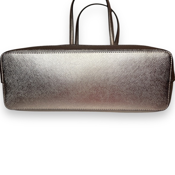 NWT Kate Spade Tinsel Glitter Fabric Shoulder Tote Bag K9338 Rose Gold - Picture 6 of 15